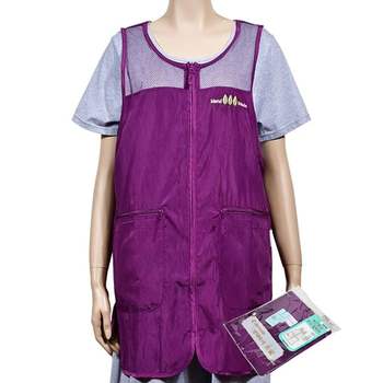 망사 375QNB90 파인트리 다용도 지퍼포켓 집업 앞치마