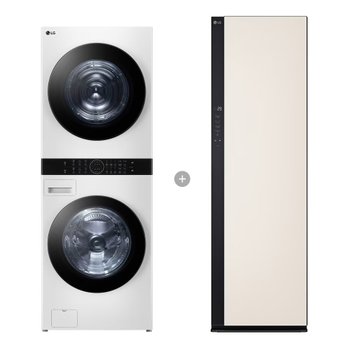 LG 건조기 + 세탁기 + 스타일러 W21WAM-5B4 배송무료