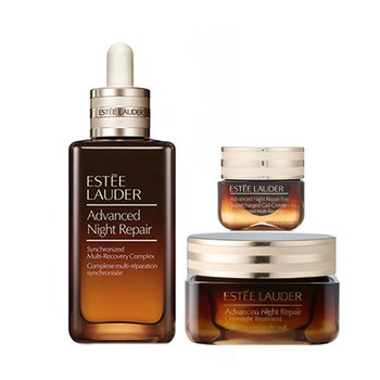 [해외] 에스티로더 나이트리페어 갈색병 세트 (갈색병세럼 100ml+트리트먼트 65ml+아이15ml)