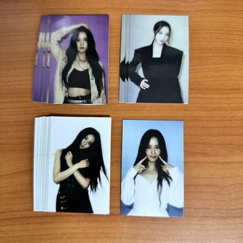 블랙핑크 정규 1집 앨범 THE ALBUM 공식 포토카드 5 -지수 한장 선택