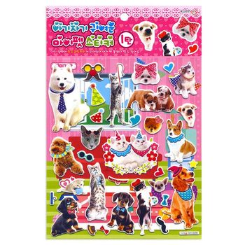 JMds 한정특가) 금홍팬시 스티커 아기자기 귀여운 마이펫 문구/사무용품