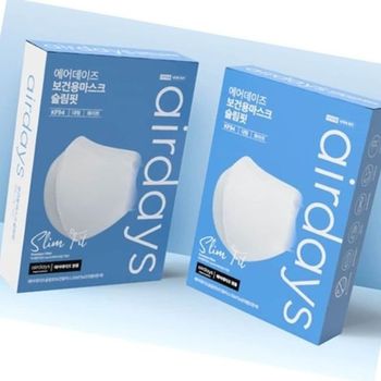 KF94마스크 Slim핏 대형 화이트 100매 안전 비말 전염