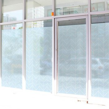 CW167 컬러 안개시트 하늘색 헤링본 타일 패턴 M(900x900)