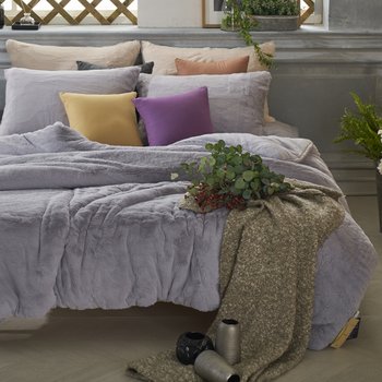 지베딩 러비 15mm 롱파일 극세사 겨울 차렵 이불베개세트 싱글(S)