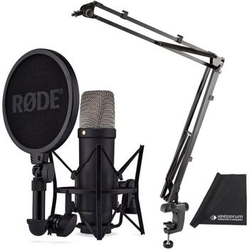 [해외] 독일 로데 마이크 방송용 Rode NT1 5th Generation XLR USB Studio Microphone 블랙 K M 23840 A