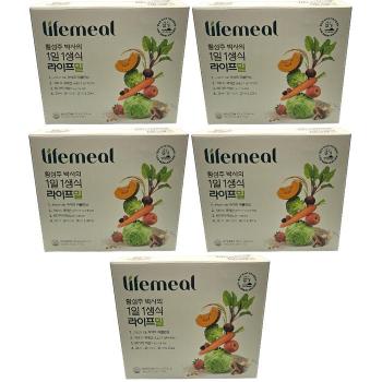 이롬 황성주 생식 라이프밀 1일 1생식 아침간편식 30g x 14포, 5개 / N (S51344748)