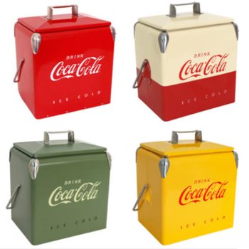 코카콜라 13L 빈티지 스텐 아이스쿨러 피크닉 가방박스 아이스박스