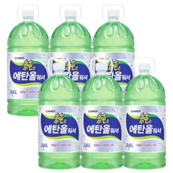 카렉스 KGA327H9 천연발효 순 에탄올 워셔액 3.6L 6개