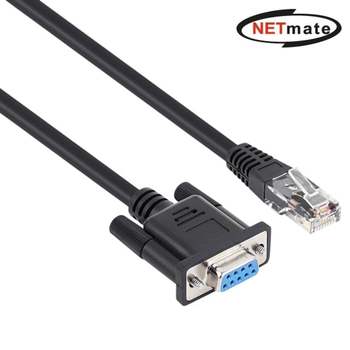 (Netmate) DB 9핀(F) RJ45 시리얼 통신 케이블 1.8M