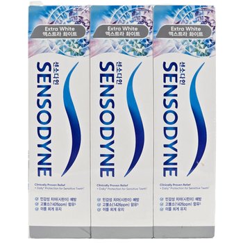 센소다인 엑스트라 화이트 치약 120g 6개 gx