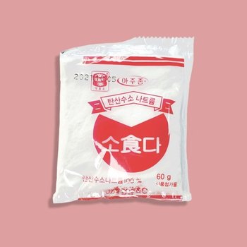 대란템 달고나 만들기 재료 베이킹소다 식소다 60g 식소다 달고나소다 베이킹소다