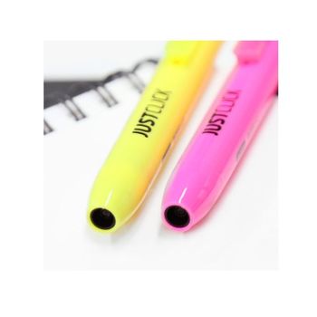 모리스 형광펜 주황 1P 깔끔한 부드러운 볼팬 펜시류