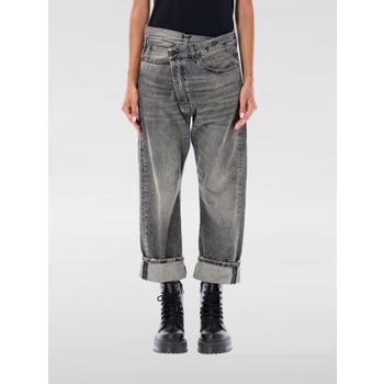 [해외] 26SS 알13 KELLY 캘리 크로스오버 데님 팬츠 R13W2048549A 134 Black
