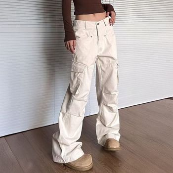 볼칸 앞일자포켓 카고 와이드바지 SD-250438