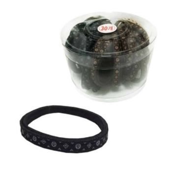유아머리끈 418QJX23 미니머리끈 납작고무줄 30P