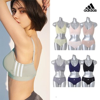 [클리어런스 특가][아디다스] 퍼포먼스 에어로 여성 브라팬티 2종세트 택일