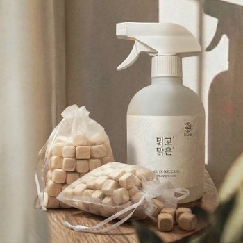 편백나무원액100% 맑고맑은 스프레이 피톤치드 편백수 새집증후군제거방법 500ml+편백큐브3개