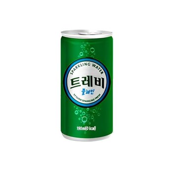 트레비 플레인 탄산캔음료 190ml x 20개