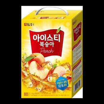 (담터) 597ZFT48 아이스티 복숭아홍차(80T)/(14gx80포) (1개)