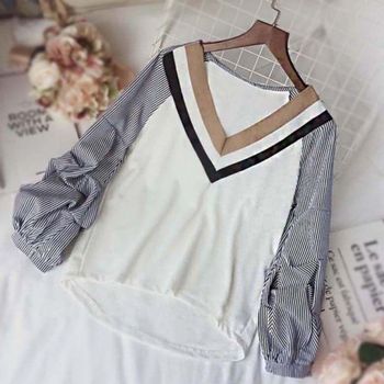 스트라이프 BURB3983 트렌디한 인기 여성 브이넷 청바지 감성 슬랙스 코