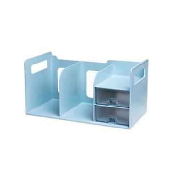 서랍책꽂이 MT 민트 No.42300 404x210x207mm GWM 플라스틱정리함 서류꽂이