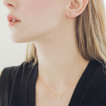 제이로렌 공급업체 제이로렌 N01009 옷핀 실버 목걸이