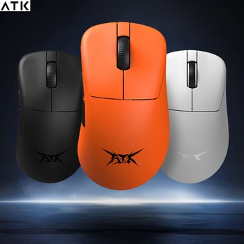 [해외] ATK Z1시리즈 Z1 PRO MAX/ULTRA 8K 무선 경량 게이밍 마우스 아이스 코팅 PAW3950 8K수신기포함