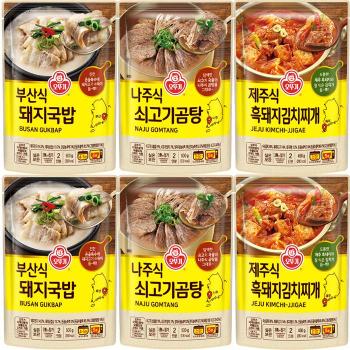 오뚜기 부산식돼지국밥+나주식쇠고기곰탕+제주식흑돼지김치찌개 (S45384772)
