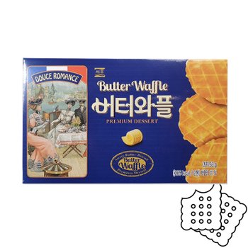 서주 버터와플 55g, 30개