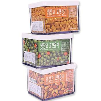 냉장고 207ZYB04 포켓용기(4호)400ml3개