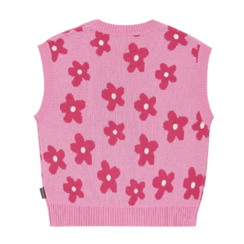 [행복한백화점][토토헤로스]봄 니트조끼핑크데이지베스트 HP12292140017