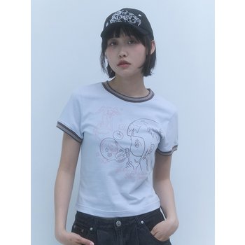 [신세계백화점]키르시 X 썬원버드 링거 티셔츠 [다크 스카이]