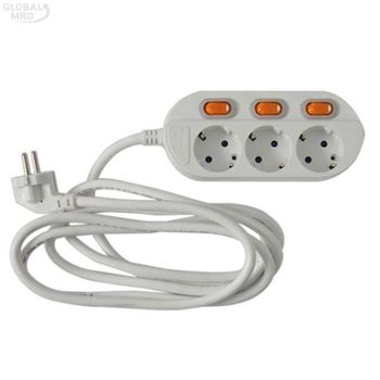 베스토 UU53EV75 멀티탭 개별접지차단 BE-32AM 3구/1.5SQ x 2M (브리스타)