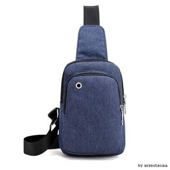 메신저 인기 크로스백 슬링백 가방 감성 1 블루 메신
