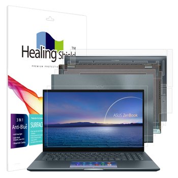 에이수스 젠북 프로15 UX535LI 블루라이트차단 액정보호필름1매 외부3종 세트