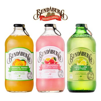 분다버그 3종 혼합 자몽+망고+레몬라임 375ml x 12병 (각 4병씩)
