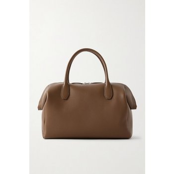 [해외] 더로우 페이 텍스처드 가죽 브라운 토트백 46376663163001983