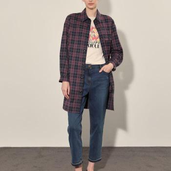 올리비아로렌 HC14 아우터형 장기장 체크셔츠  VVCNL4F8381 (S41007975)