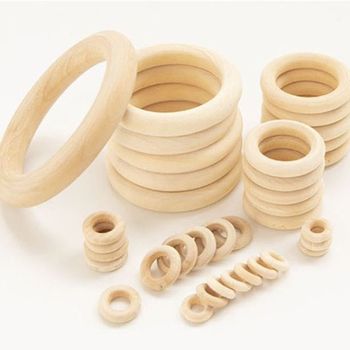 우드링 100mm 5RO 대나무링 가방부자