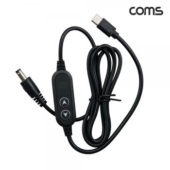 HA206 Coms C타입toDC외경5.5내경2.1전원변환케이블1.2m100WPD충전전압조절5V9V12V15V20V