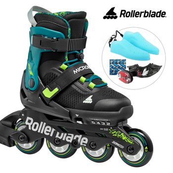 롤러블레이드 아동 인라인스케이트 마이크로블레이드 XT 페트롤그린 어린이 신발항균건조기