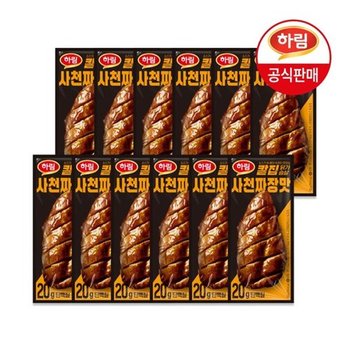 하림 칼집닭가슴살 사천짜장맛 100g x 12팩