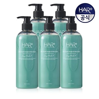 오프레시 딥 허벌 두피&헤어팩 500ml x5 (탈모완화기능성)