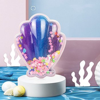 청량한 여름 선물 조개 진주 헤어빗 신박한 아이템