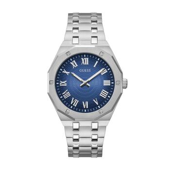 게스 게스시계 남성 남자 실버 블루 메탈시계 GW0575G4