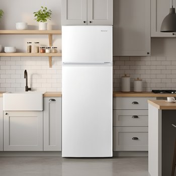 207L 화이트 소형 2도어 일반냉장고 CRF-TD207WDA