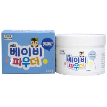 삼현 RBT606H0 베이비 파우더 100g 1개 땀띠 신생아 아기 유아 엉덩이