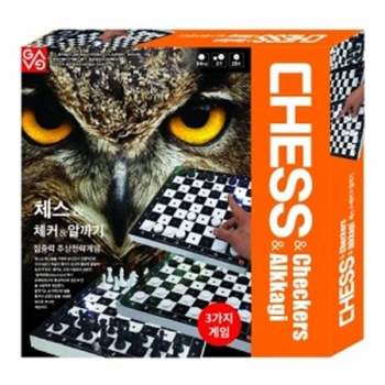 가가코리아 OZQ312Q5 체스 체커 알까기 게임판 보드게임