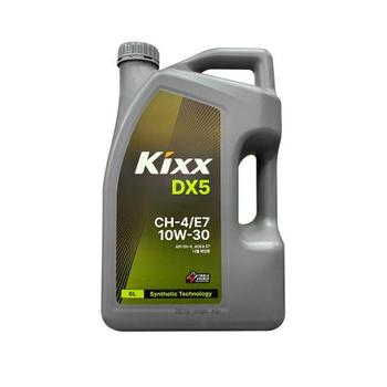 [오늘출발] 품절-유가파동) GS칼텍스 엔진오일(디젤전용) Kixx DX5 CH-4/E7 10W-30 6L 8261388