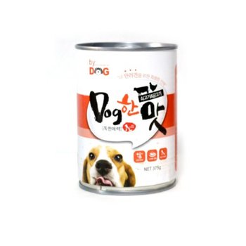 독한맛 소고기 닭고기 375g 애견 캔간식 3개묶음